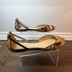 Talbots Leonora Tiger Stripe Horse Hair Flats Size 6B Photo 6