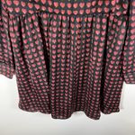 ZARA  Red Black Heart‎ Print Long Sleeves Romper Women's Size XS Photo 2