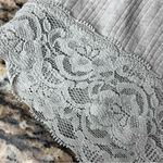 Wear It Declare It Y2K Gray Lace Trim Camisole Tank Top Babydoll M Beige Boho Size M Photo 10
