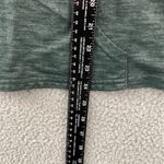 YA Los Angeles Ya Las Angles Women M Gray Green Dip Dye Pullover Casual Hoodie Photo 6