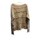 Club Monaco Women's Drop Shoulder Cable Knit Sweater Brown Size L Pullover‎ Casual Photo 3