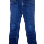 J Brand Straight Leg Dark Wash Whiskered Jeans Womens 27 Casual Capsule Normcore Photo 0