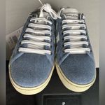Saint Laurent Denim Calfskin Star Court Sneakers Blue Size 8.5/38.5 NEW Photo 4