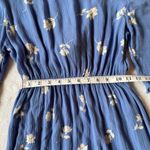 Billabong  Blue V-Neck Floral Mini Dress Size Small Photo 8