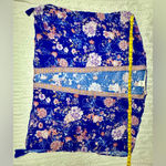 Knox Rose Blue Floral Kimono With Tassels size XS/S Photo 8