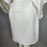 Vintage Kimono Robe Embroidered White Flowers Satyuga Honolulu Hawaii White Pink Photo 6