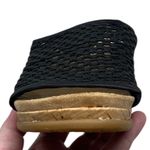 Baretraps “Flossey” Black Slip-On Cork Wedge Sandals Women’s Size 9M Photo 9