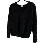 A New Day Size Medium Black V-Neck Women's Sweater Photo 8
