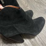 Frye Madeline Short Black Suede Leather Southwestern Heeled Ankle Bootie, sz 9 Photo 13