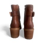 Zodiac  Brown Leather Ankle Boots Size 10 Photo 6