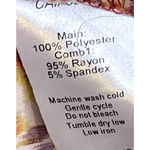 Ivy Jane Women Top Silky Flowy Tunic Leopard Print Dolman Sleeves Colorful Small Photo 5