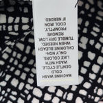 Cato  Black and White Print Mini Skirt with Ruffle Hemline NWT Size 16 Photo 9