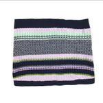 Aerie  | Knit Tube Top Bandeau Cotton Blend Navy Green Purple Womens Small Photo 1