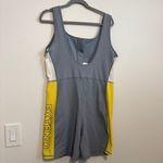 Fabletics  Gray and Yellow Athletic Romper 2X Photo 6