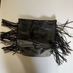 Victoria's Secret Victoria’s Secret Black Fringe Bucket Bag Stylish & Spacious Photo 7