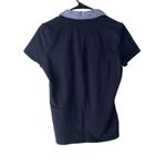 Tommy Hilfiger  Size Medium Prep Collared Blue‎ Short Sleeve Polo Shirt Photo 3