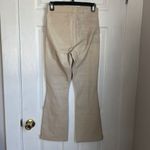 ZARA  faux leather pants high waist bone beige tan Photo 2