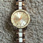 Charter Club  women’s vintage‎ rose gold/white bracelet watch one size Photo 0