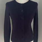 Talbots  Deep Purple Cashmete Cardigan sz PS Photo 0