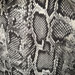 ZARA  Women's Snake Print Animal Blouse Long Sleeve Shirt Medium Size.  #249 Photo 9