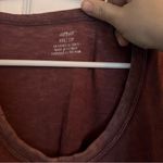 Aerie  Burgundy Short Sleeve Tee Photo 3