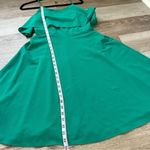 Ann Taylor  green emerald cocktail party midi dress size 0 Photo 6