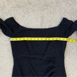 Eliza J  Sparkle Knit Off The Shoulder Sheath Dress Black 6 Photo 7