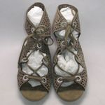 NWOB Dolce Vita Taupe Laser Cut Wedge San… Brown Size 9 Photo 3