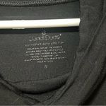 None Black Long Sleeve Cowl Neck Tunic Photo 3