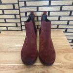 Clarks Clark’s Burgundy Ankle Boots Size 7 Photo 2