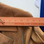 London Fog  Metallic Tan Trench Coat Classic Full Length Outerwear Women Photo 8