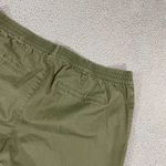 Old Navy  Pants Women 18 Olive Pull on Drawstring Stretch Flat Front Photo 3