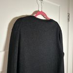 Guess women’s XL black glitter v neck sweater top Photo 6