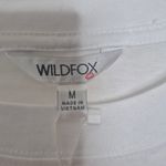 Wildfox  Miss American Dream Tee White with Red Stars Patriotic Size Medium NWT Photo 4