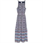 Athleta  Island Life Maxi Dress XXS Multicolor Boho Pockets Built-in Bra Slit Photo 1