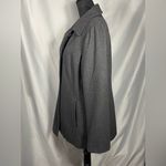 London Fog Wool Pea Coat Charcoal Gray Classiccore Dark Academia Corpcore Sz XL Photo 3
