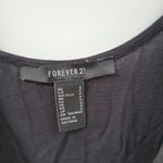 Forever 21 Babydoll Tank Womens S Black Rayon Scoop Neck Bow Tie Straps Flowy Photo 6