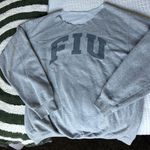 cut neck fiu sweatshirt Gray Size L Photo 0