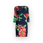 Trina Turk new ā Picturesque Bright Floral Print Sheath Mini Dress ā Navy ā 2 Photo 1