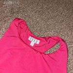 TCEC  Vibrant Pink Sleeveless Bodysuit with Removable Bow (Never Worn!) Photo 3