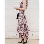 PETAL AND PUP Delphina Floral Midi Dress Size US 2 NEW NWT Pink Photo 1