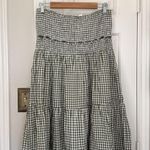 Madewell Modular gingham tiered removeable midi dress Photo 7