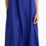 NEW Róhe Silk Strap Kaftan electric blue Maxi Dress SZ 40 US 8 Photo 0