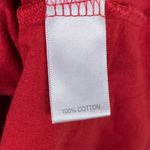 Avenue Vintage Henley Red Lace Pintucked Tshirt Size 14/16 Photo 3