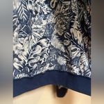 Catalina Vintage Collection Womens 1990s Blue Floral Leaf Blazer Jacket Small Photo 8