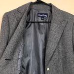 Evan Picone Evan-Picone Suit Petite Women’s Knit Gray Faux Pearl Silver Design Button Blazer Photo 5