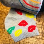 Betsey Johnson 6-Pack Ankle Socks – Fun Graphic Multi-Color Set NWT Photo 3