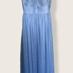 Belsoie Blue Gray Sleeveless Bridesmaid Dress 8 Photo 0