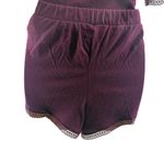 Victoria's Secret  Burgundy Lace Accent Lounge Pajama Set Womens Xlarge Photo 5