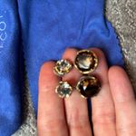 Tacori 18K925 Prasiolite & Smokey Quartz Drop Earrings Gold Photo 2